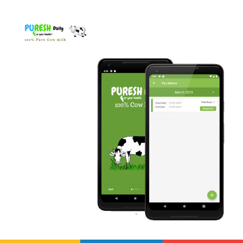 How to modify or cancel milk delivery through Puresh Daily App